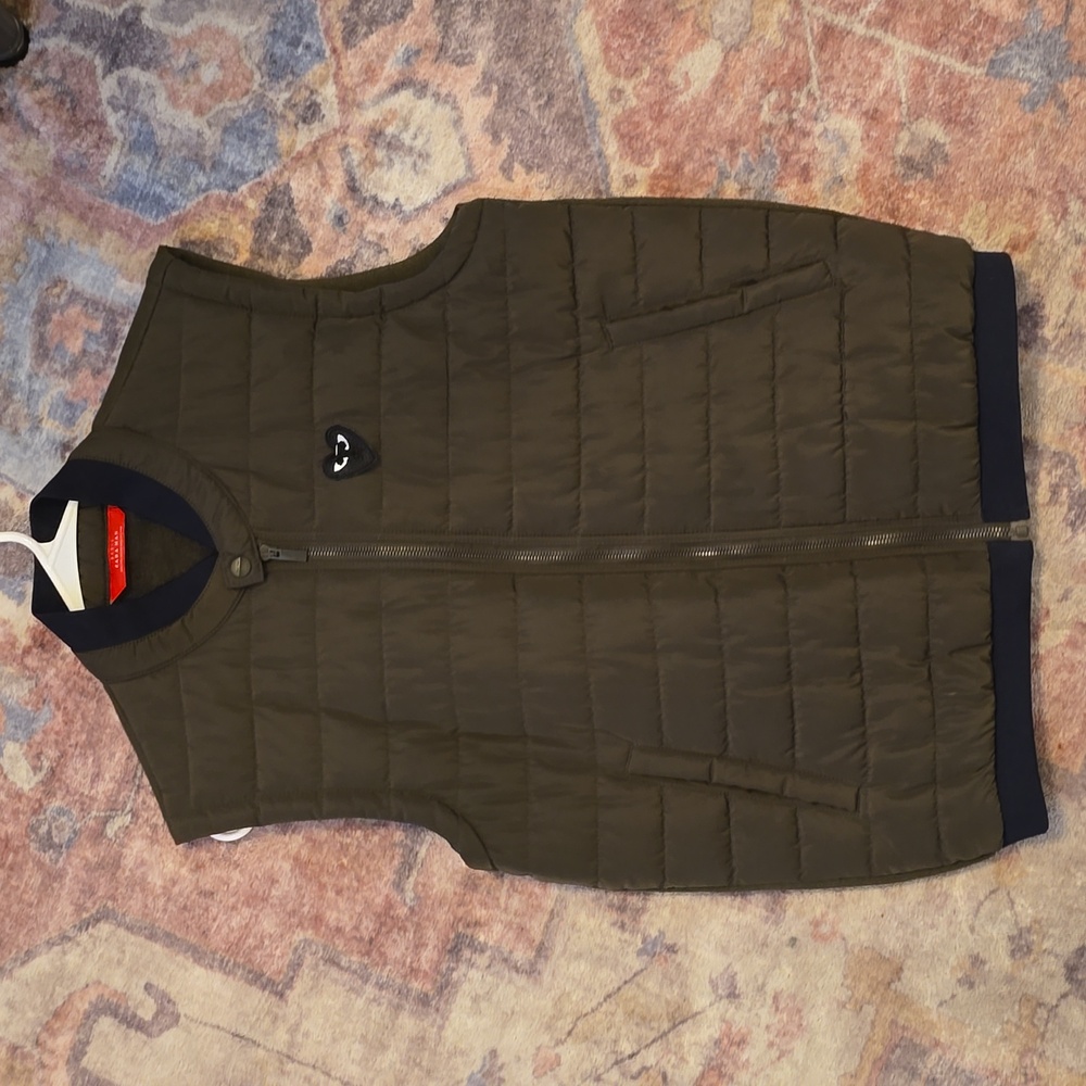 Zara Man Green Lightweight Puffer Vest Size Large